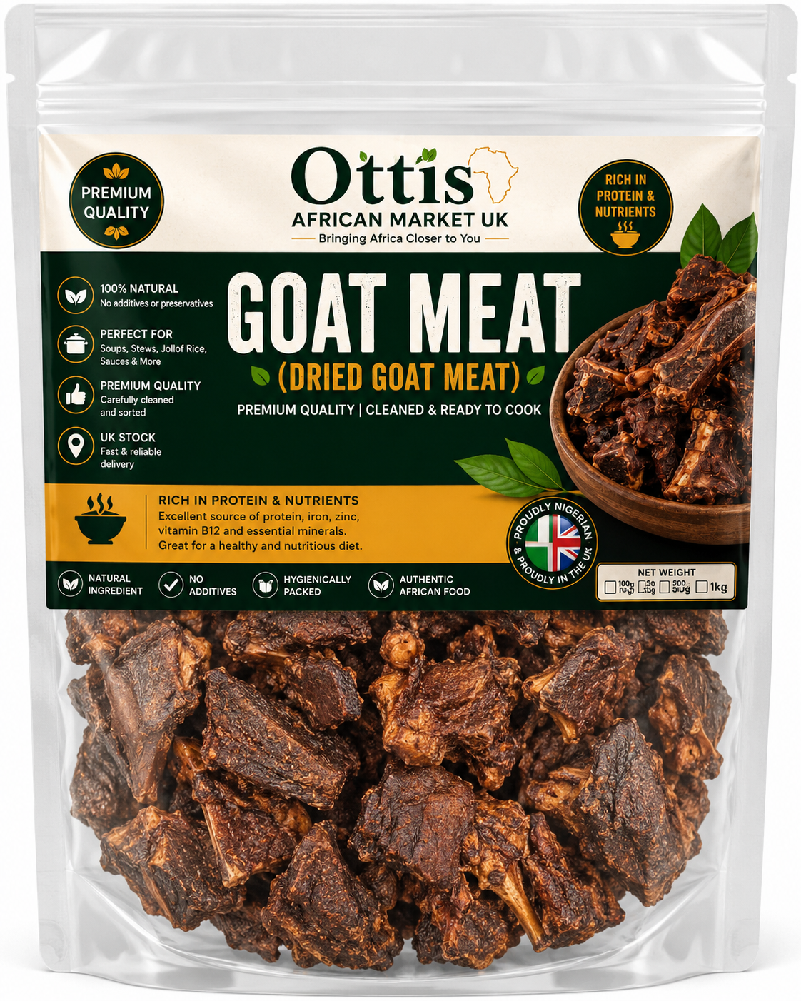 Dried Goat Meat (Asun) – Premium Smoked Goat Meat