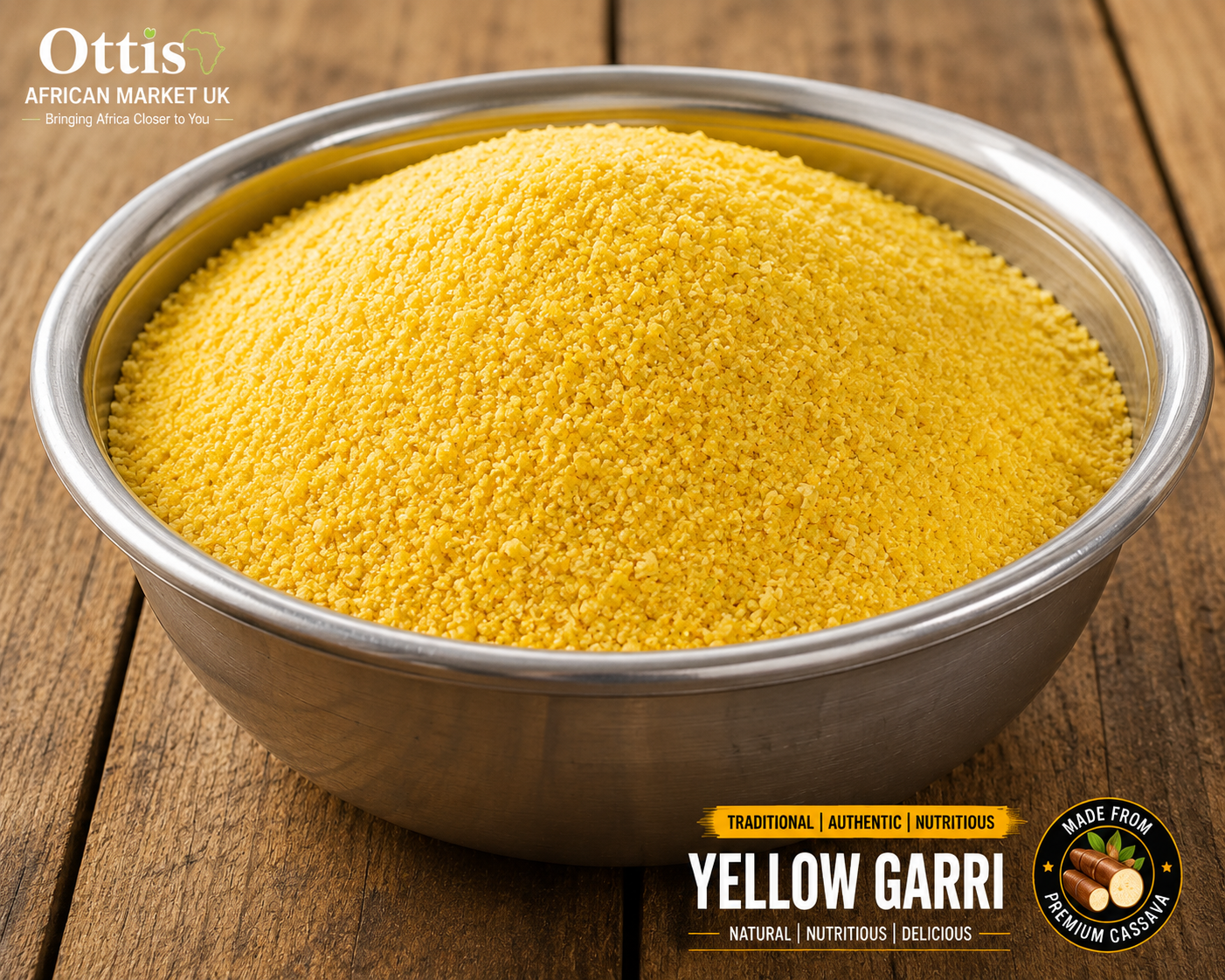 Ottis Yellow Garri Nigerian Cassava Granules African Food