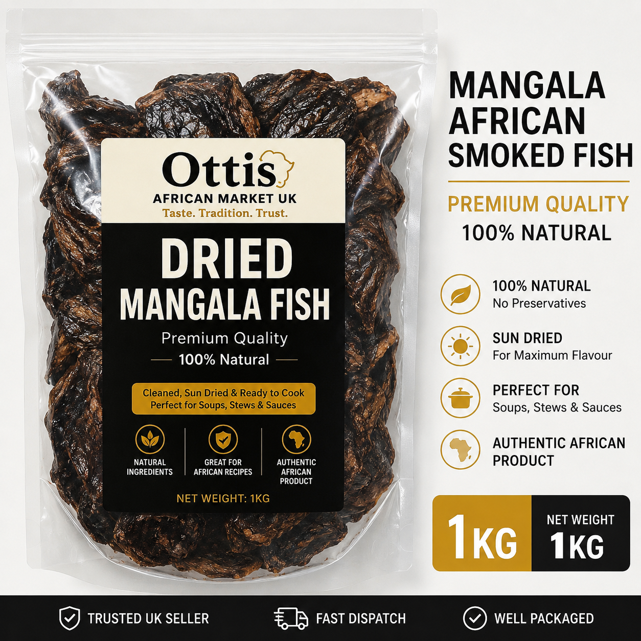 Premium Mangala Fish | Authentic African Smoked Fish UK