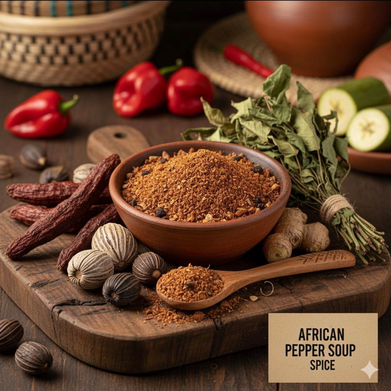 Mixed Pepper Soup Spice | Authentic Nigerian Pepper Soup Seasoning | Traditional African Spice Blend