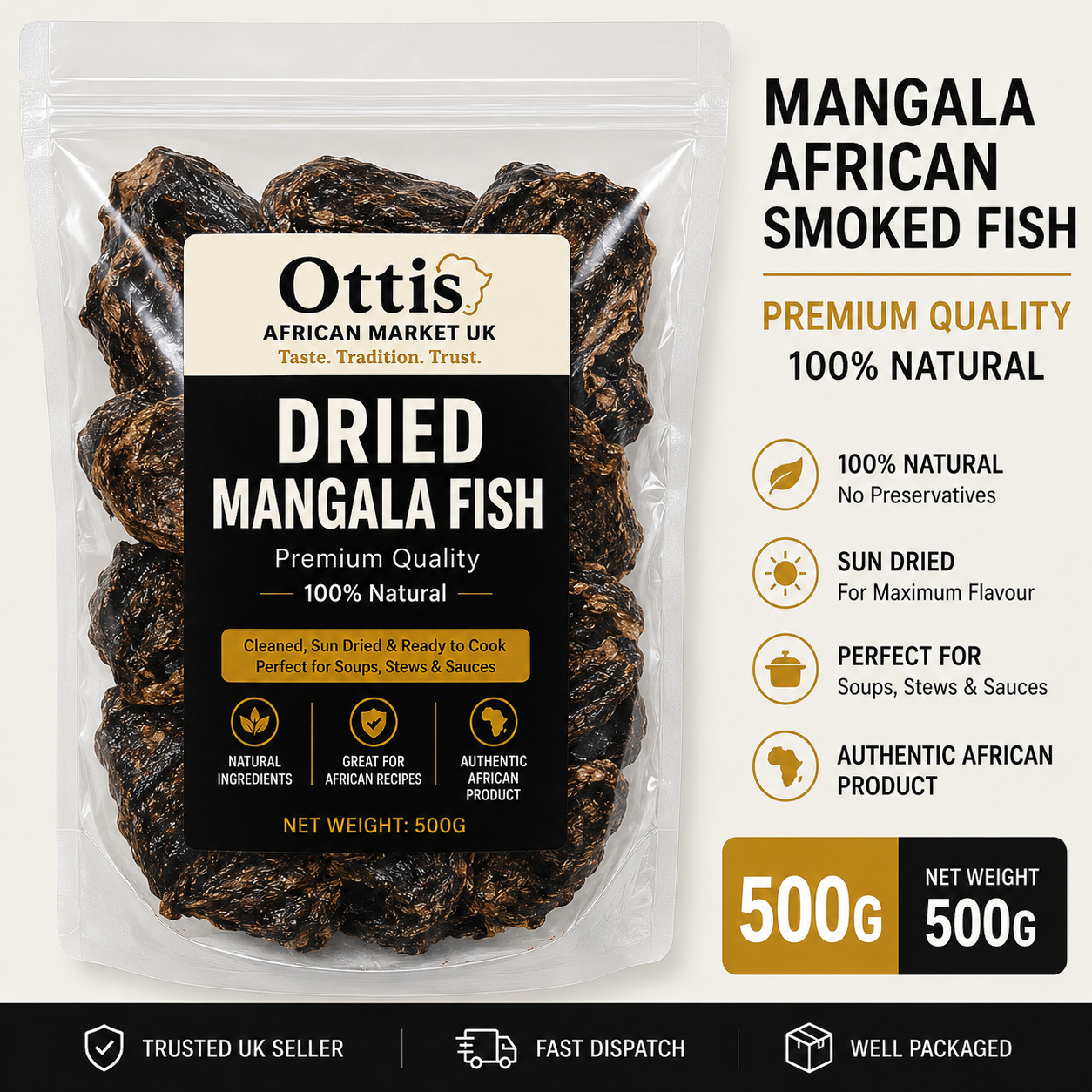 Premium Mangala Fish | Authentic African Smoked Fish UK