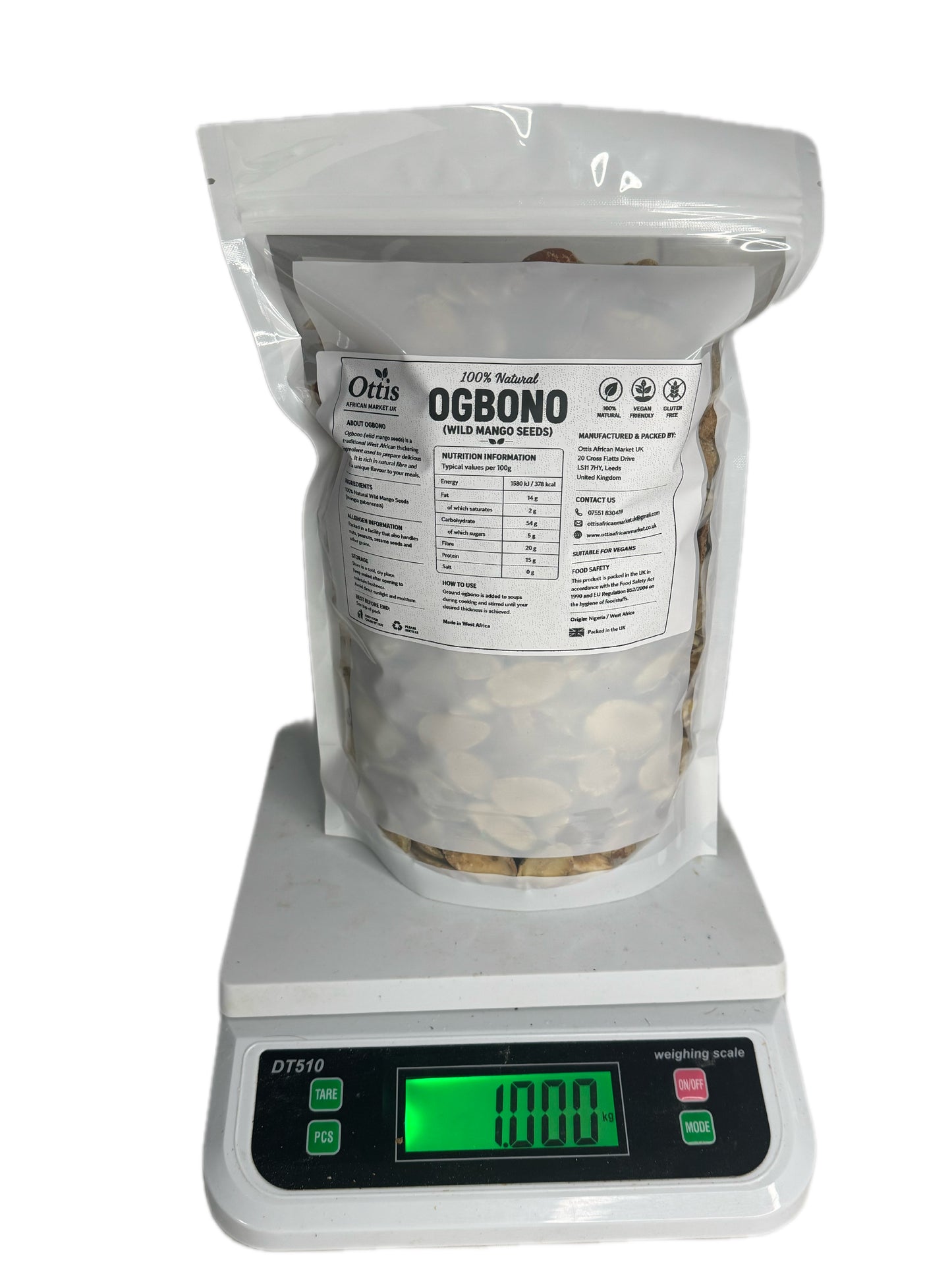 Premium Adu Ogbono Seeds – Extra Draw Nigerian Ogbono | Strongest Viscosity | UK Delivery