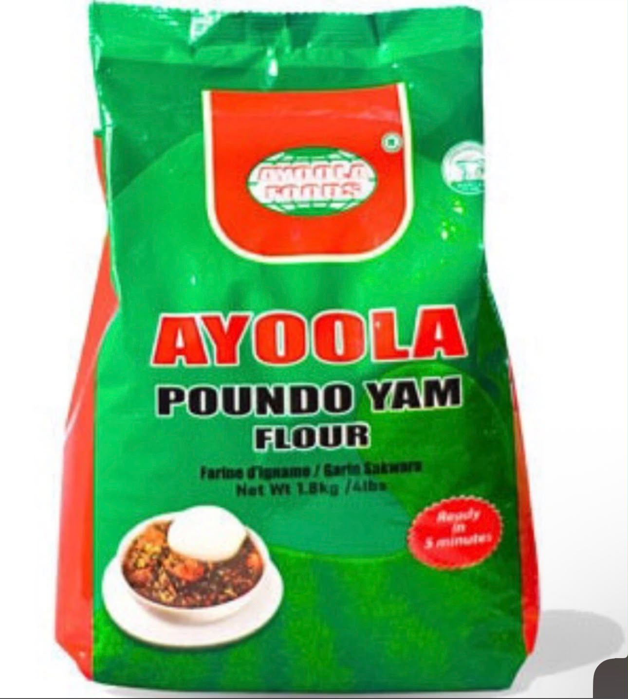 Ayoola Poundo Yam Flour 4.5kg – Premium Instant Yam Flour for Smooth Swallow