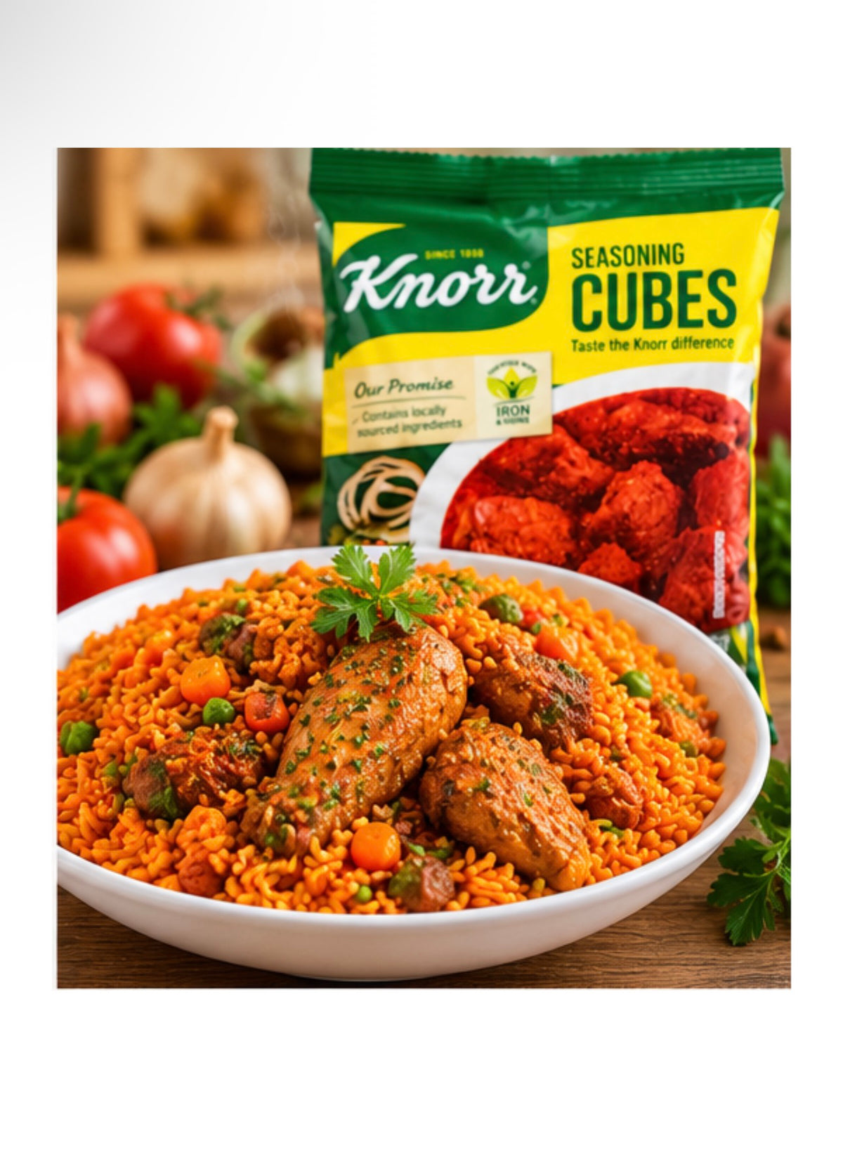 Knorr Seasoning Cubes 50 x 8g | Nigerian Knorr Cubes 400g