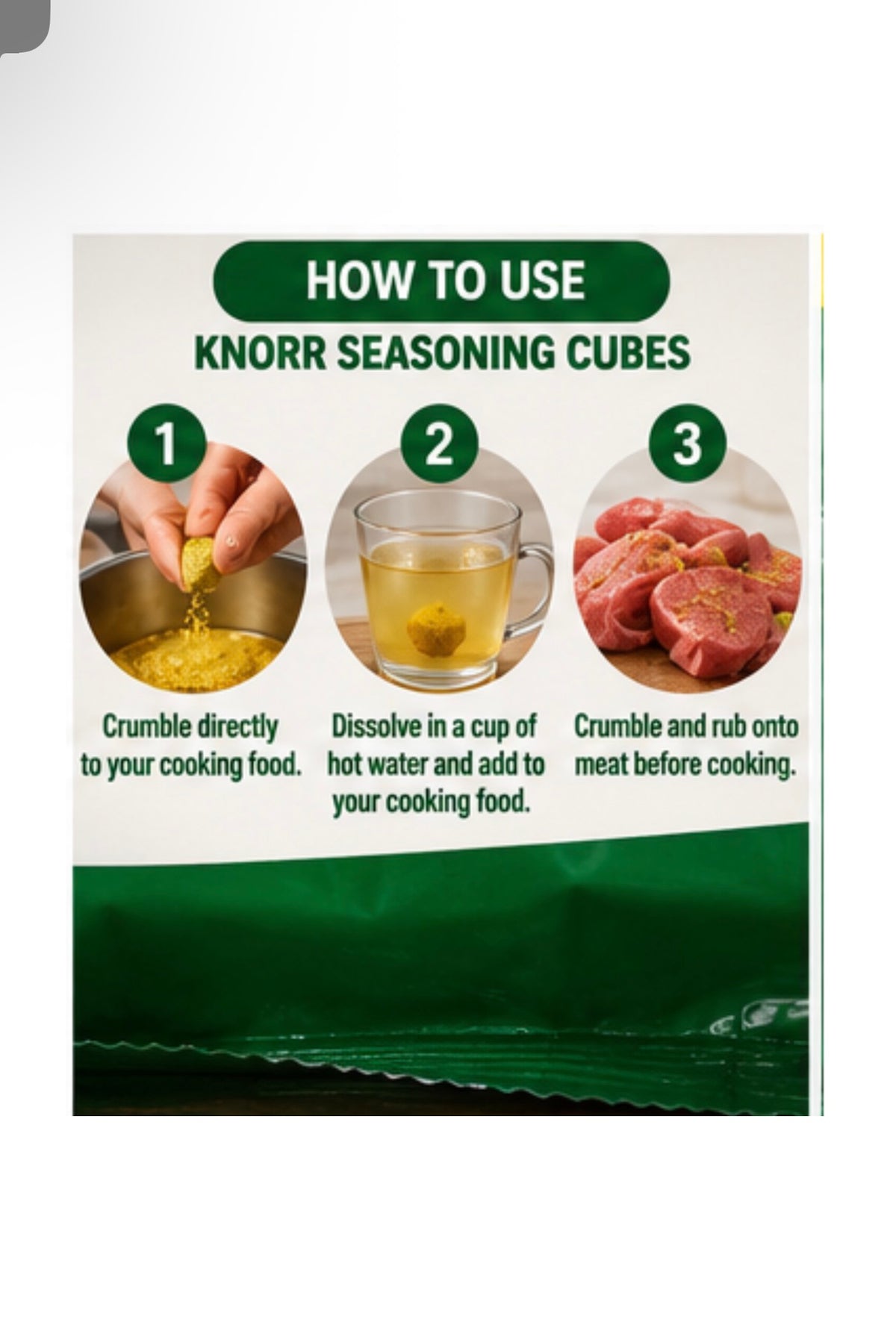 Knorr Seasoning Cubes 50 x 8g | Nigerian Knorr Cubes 400g