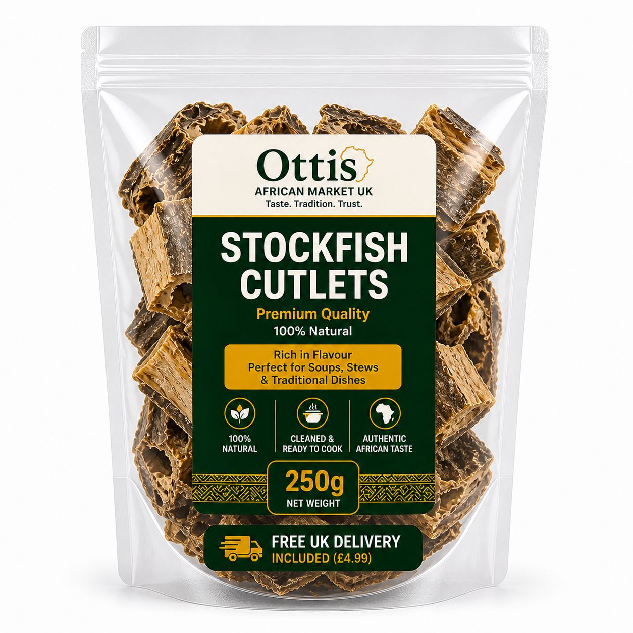 Premium Stockfish Cutlets – Free UK Delivery