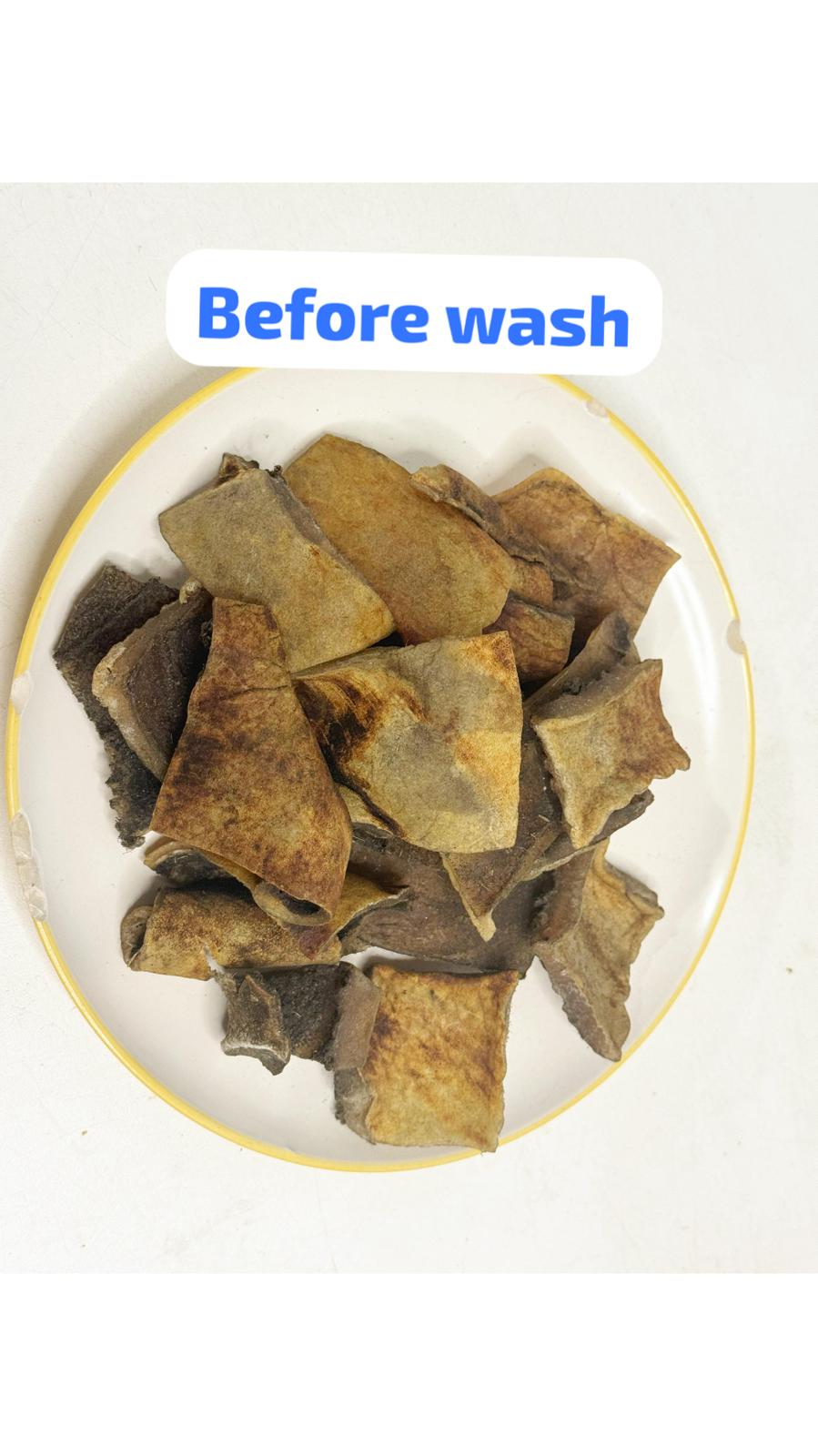 Premium Ponmo Ijebu (Cow Skin) – Washed & Dried | 10 Pieces