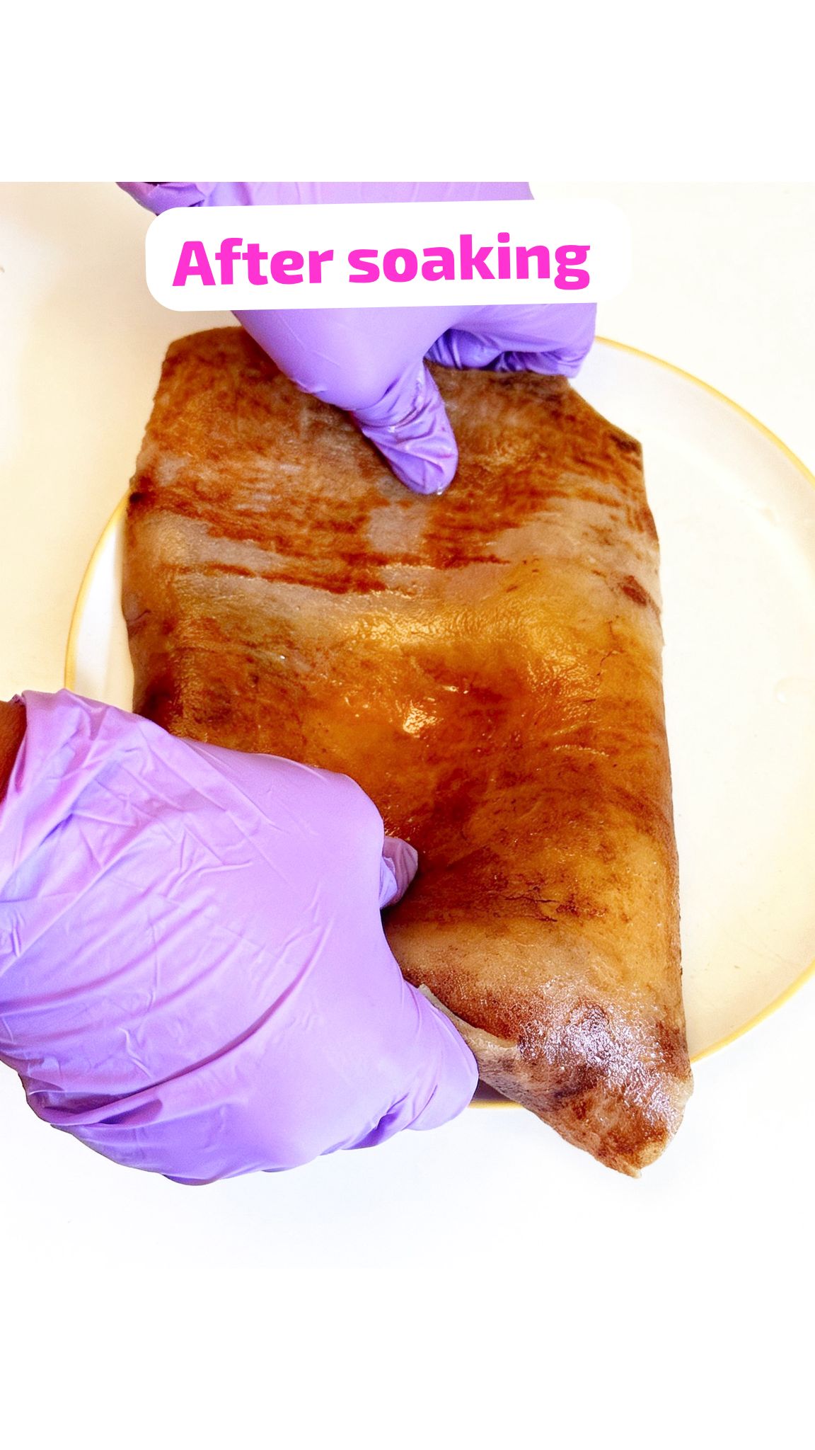 Premium Ponmo Ijebu (Cow Skin) – Washed & Dried | 3 Pieces Large