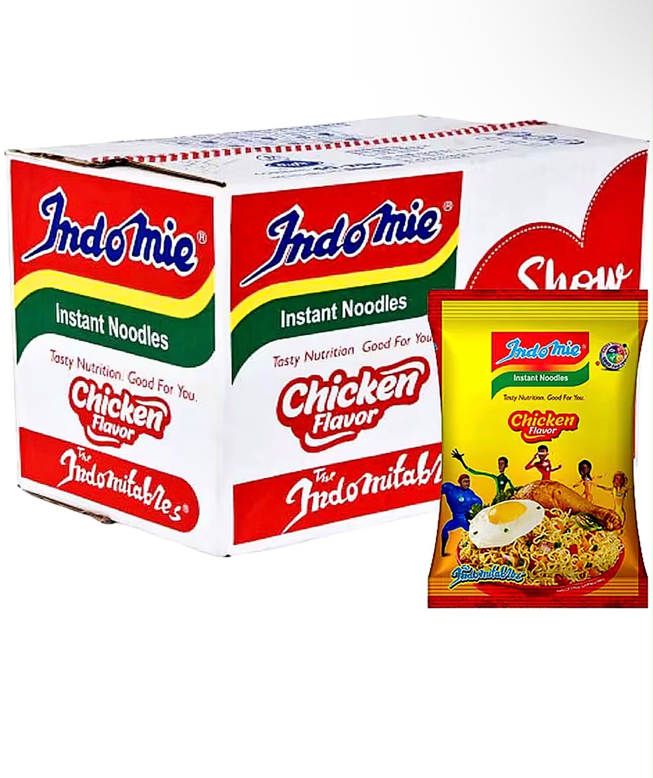 Indomie Instant Noodles Chicken Flavour | Quick & Tasty Instant Noodles | 70g x 40 Pack