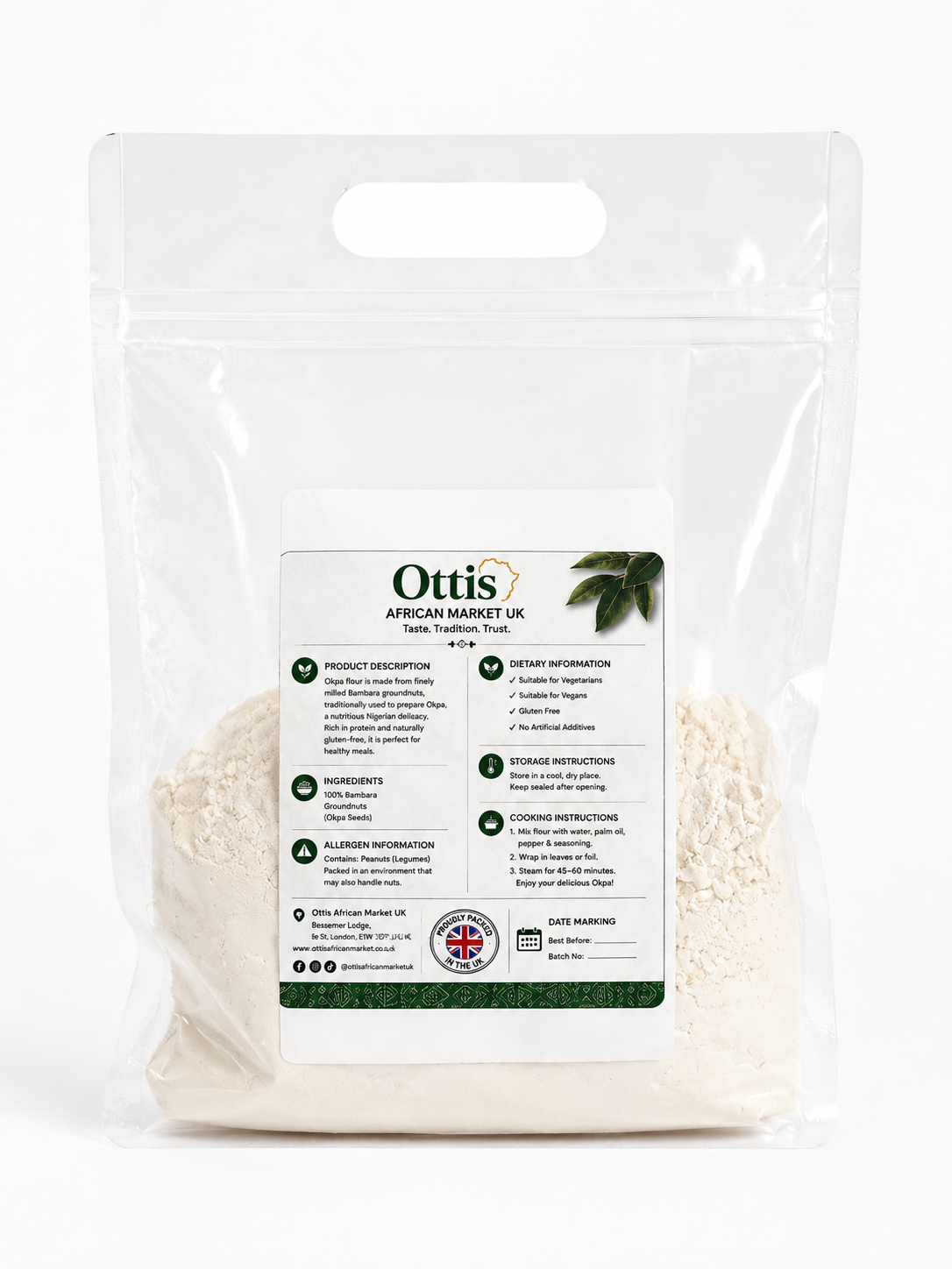 Premium Nigerian Okpa Flour