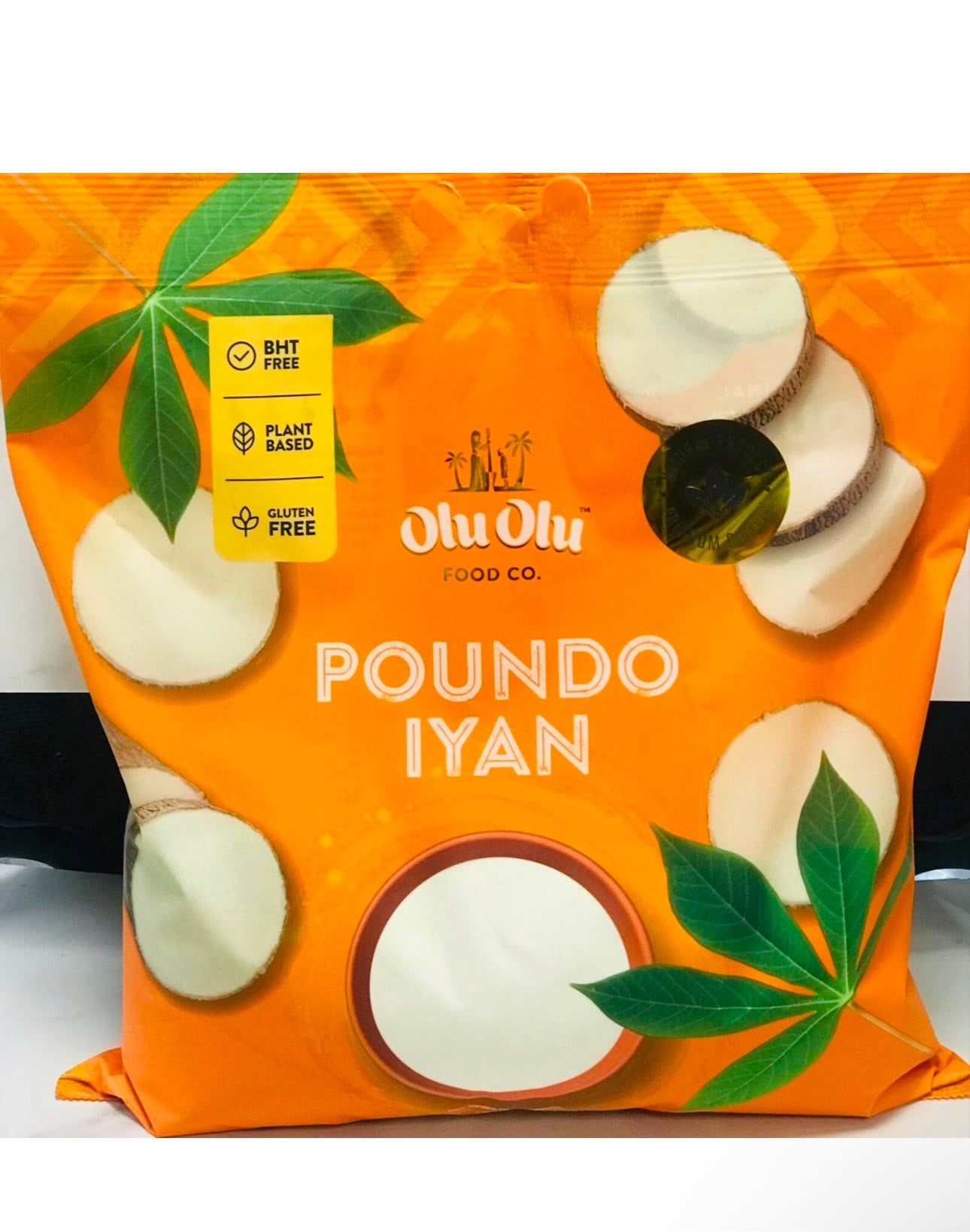 Olu Olu Poundo Iyan 4kg | Premium Instant Pounded Yam Flour | Authentic Nigerian Swallow