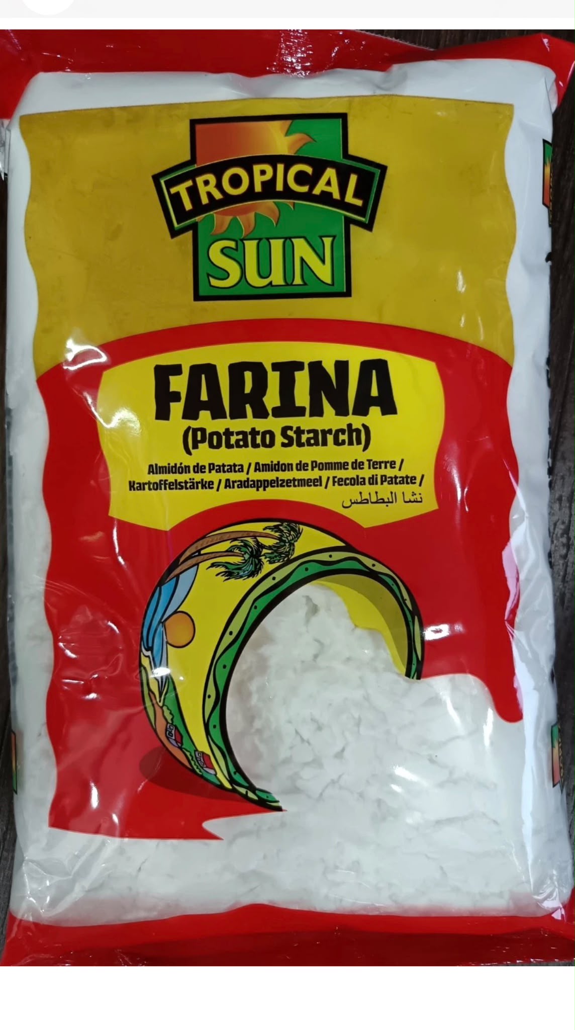 Tropical Sun Farina (Potato Starch) 5kg | Premium Potato Starch Flour | Ideal for Baking, Thickening & Cooking